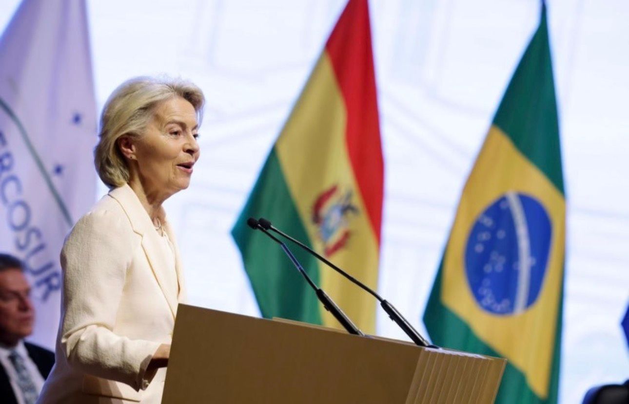 Ursula von der Leyen destaca que el acuerdo UE Mercosur prioriza cooperación frente al conflicto