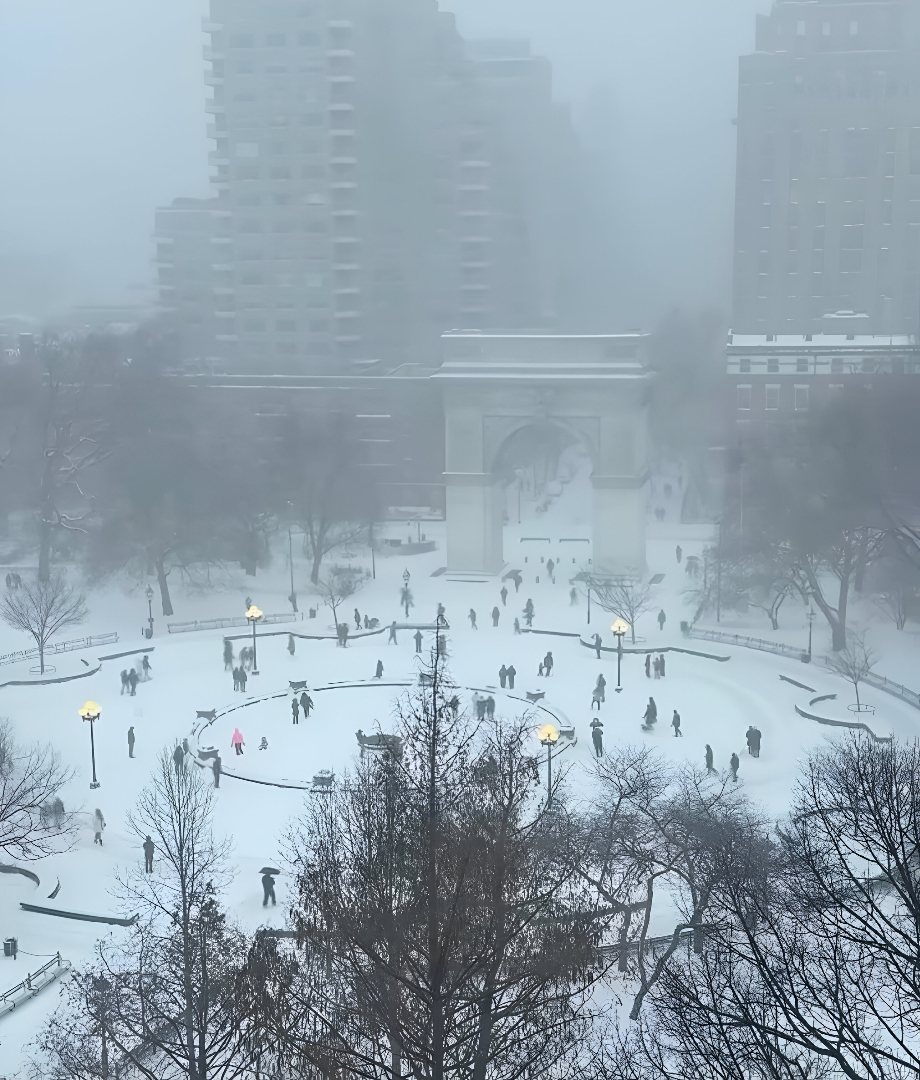 Nueva York entra en la zona de impacto en Estados Unidos con pronóstico de 17 a 27 cm de nieve y mínimas cerca de -9 °C