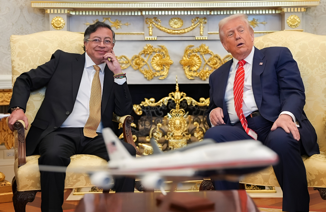 Gustavo Petro y Donald Trump mantuvieron una reunión de casi dos horas en la Casa Blanca