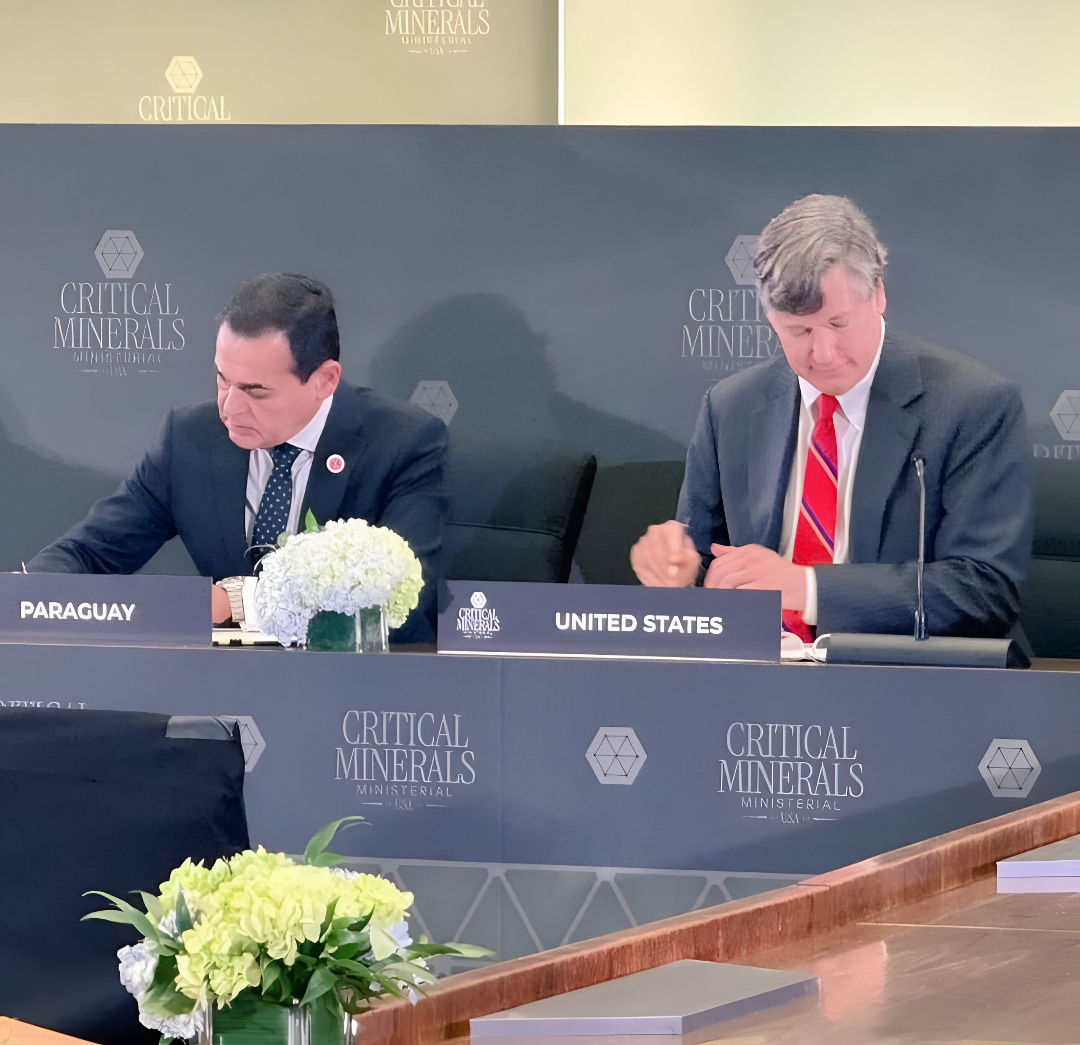 Minerales estratégicos unen a Paraguay y Estados Unidos en un nuevo acuerdo