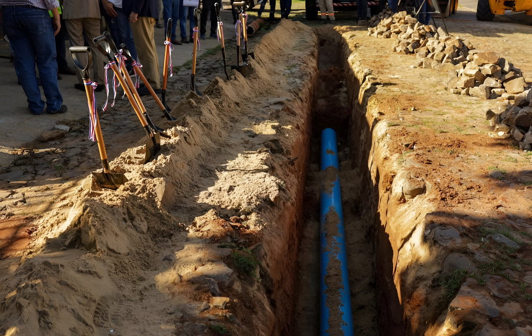 Inician obras para renovar las redes de agua potable en Lambaré con inversión de G. 8.200 millones