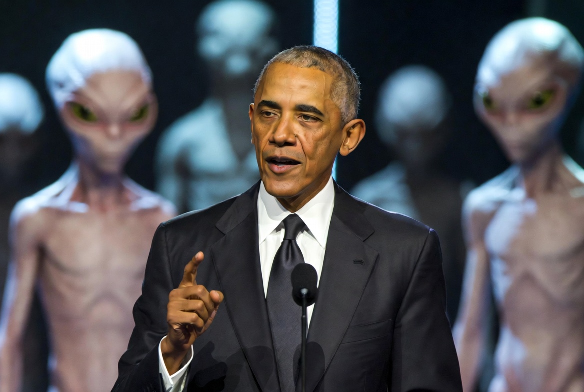 Trump acusa a Barack Obama de revelar datos reservados tras hablar de extraterrestres
