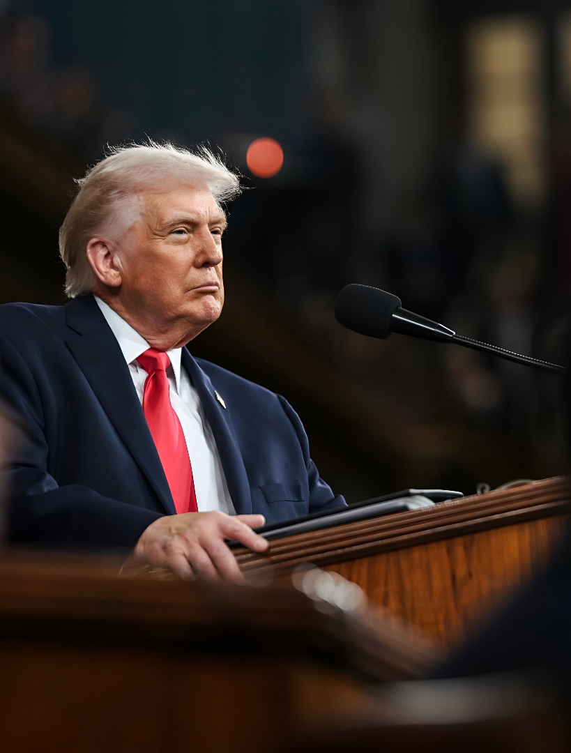 Donald Trump habla ante el Congreso y repasa su primer año de regreso a la Casa Blanca