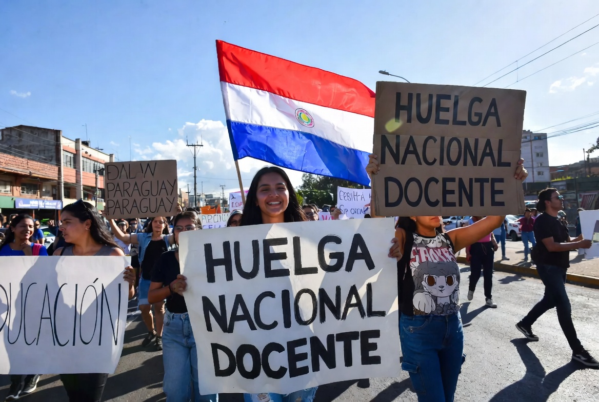 Docentes piden poder jubilarse mas jóvenes y los estudiantes pagan el costo quedando sin clases