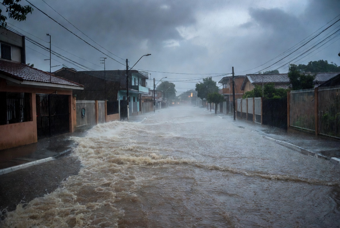 Lluvias dejan más de 200 mm en Central y los acumulados siguen subiendo en varias zonas