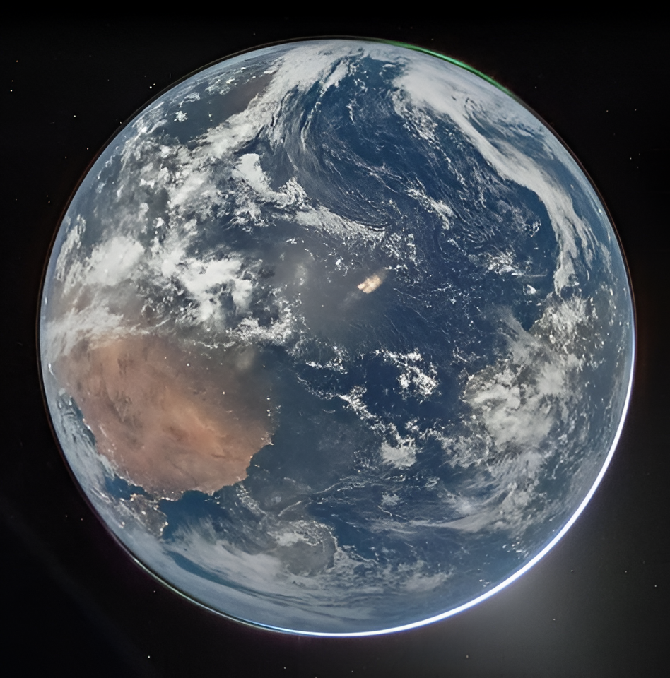 Artemis II comparte fotos de la Tierra desde el espacio mostrando cómo el día y la noche se reparten sobre el planeta