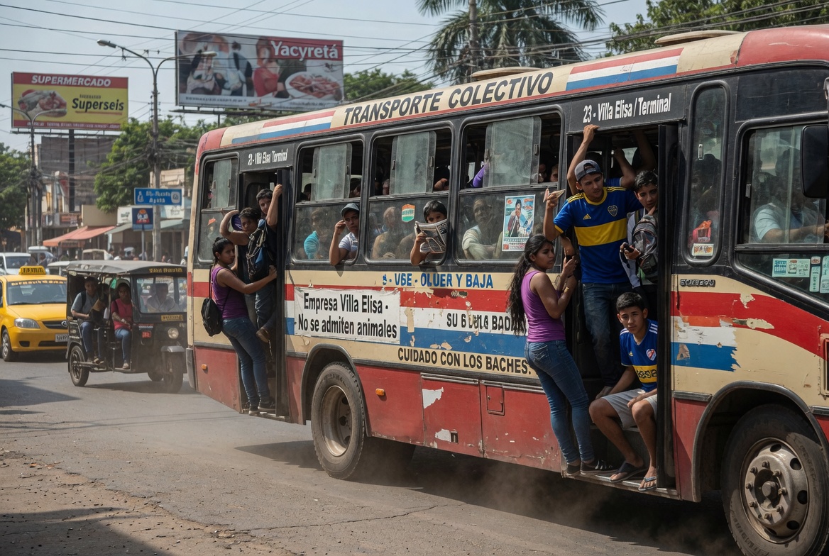 Transporte público en Paraguay mantendría tarifa sin variación por tres meses según Cetrapam