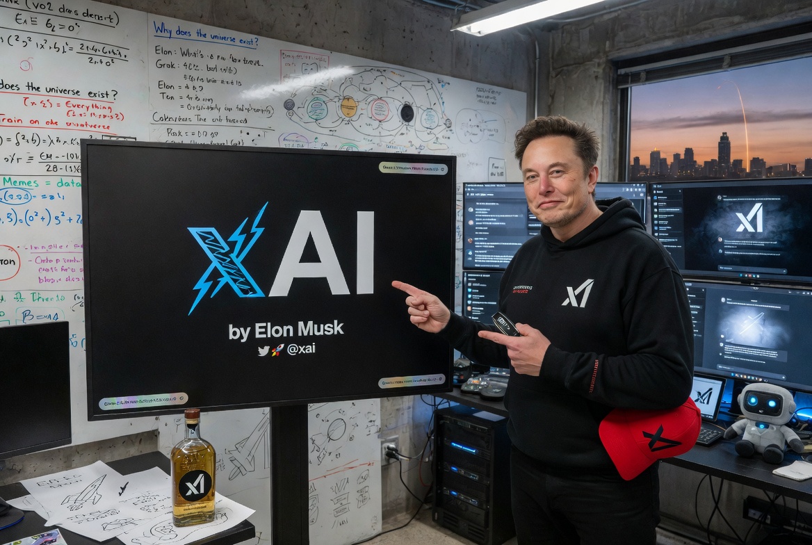 Elon Musk frena nuevos fichajes para mejorar respuestas de Grok