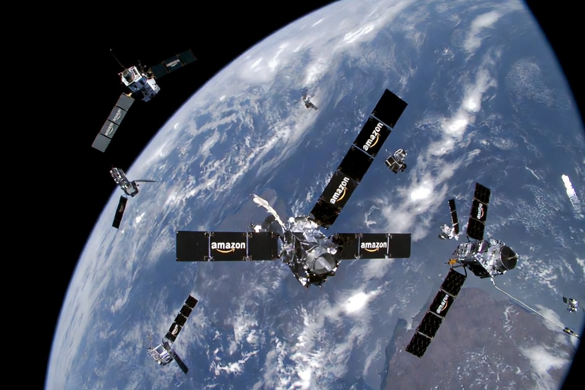 Amazon pide autorización para poner 5.000 satélites en órbita y llevar señal móvil directo a celulares sin cobertura terrestre