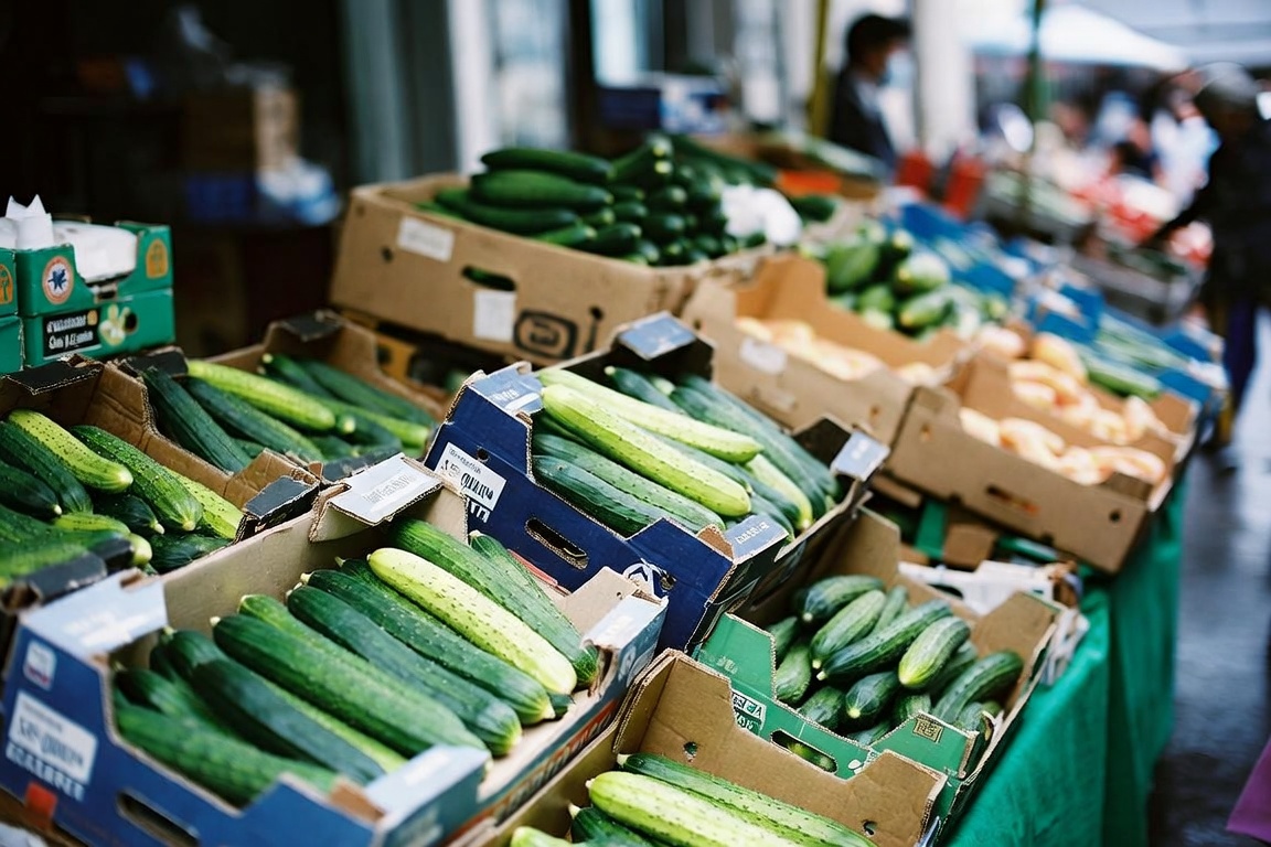 La caja de pepino cayó de ₲ 200.000 a ₲ 40.000 y productores de Caaguazú apuntan al ingreso ilegal desde la frontera