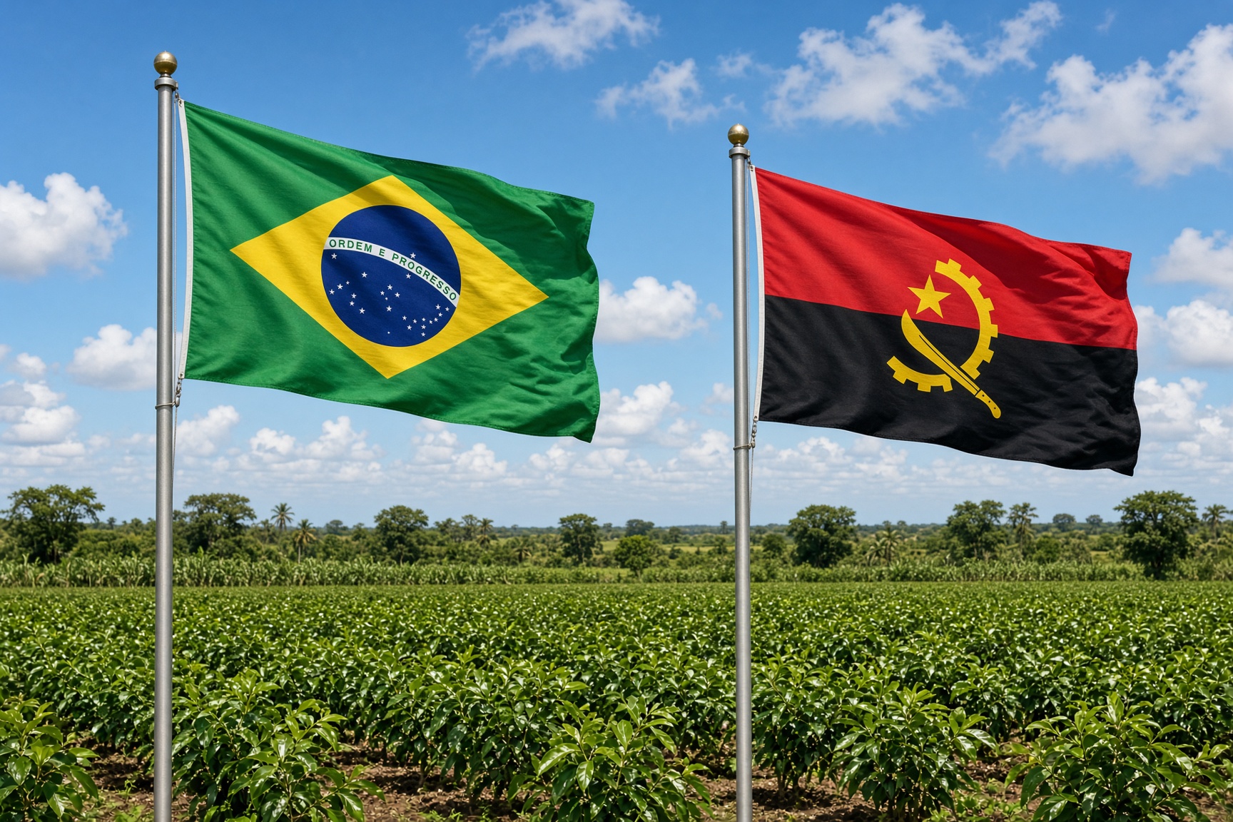 Brasil y Angola preparan un acuerdo para poner en producción hasta 800.000 hectáreas y llevar tecnología agrícola brasileña al país africano