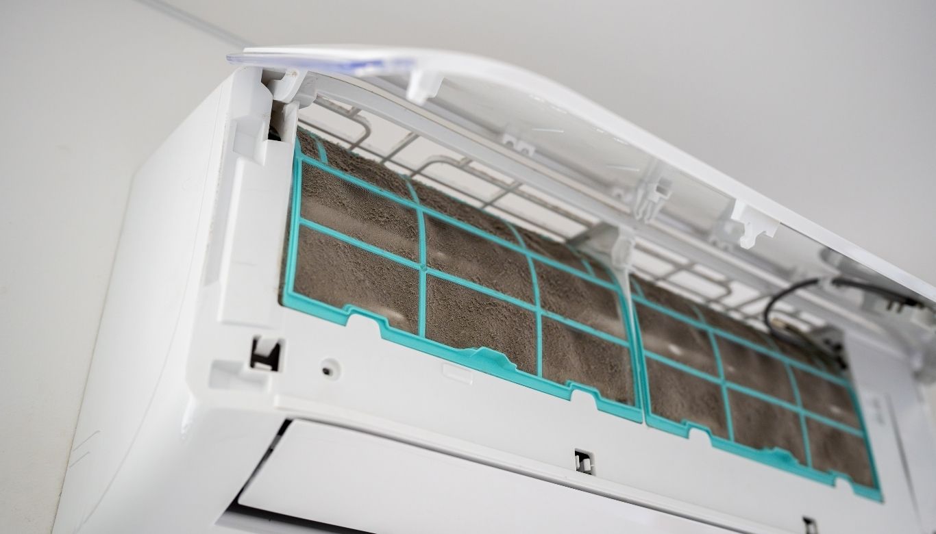 air conditioner smells like mildew​