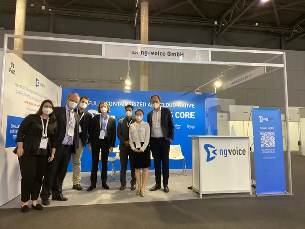 ng-voice at MWC 21 booth