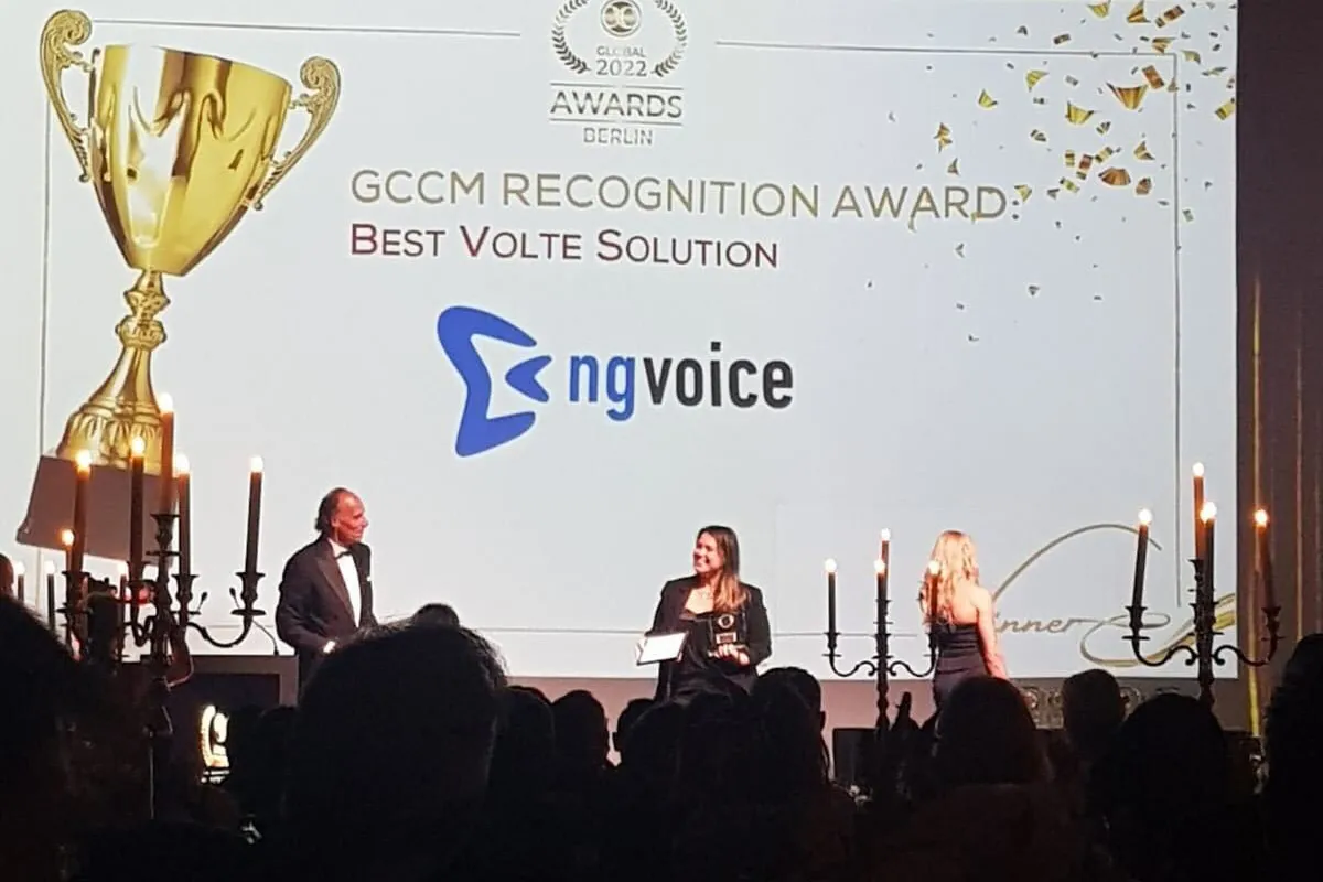 ng-voice’s fully cloud-native IMS recognized as the Best VoLTE Solution at the CCGA 2022