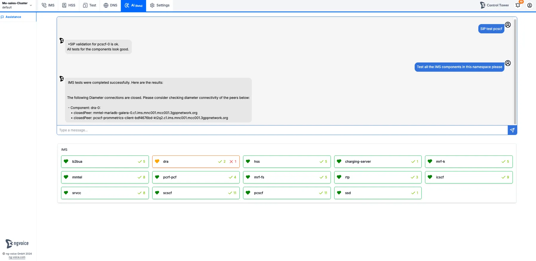 Assistant responding to natural 'human' queries