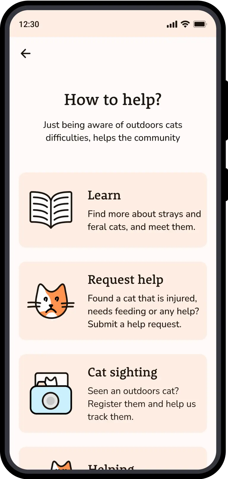 Information page