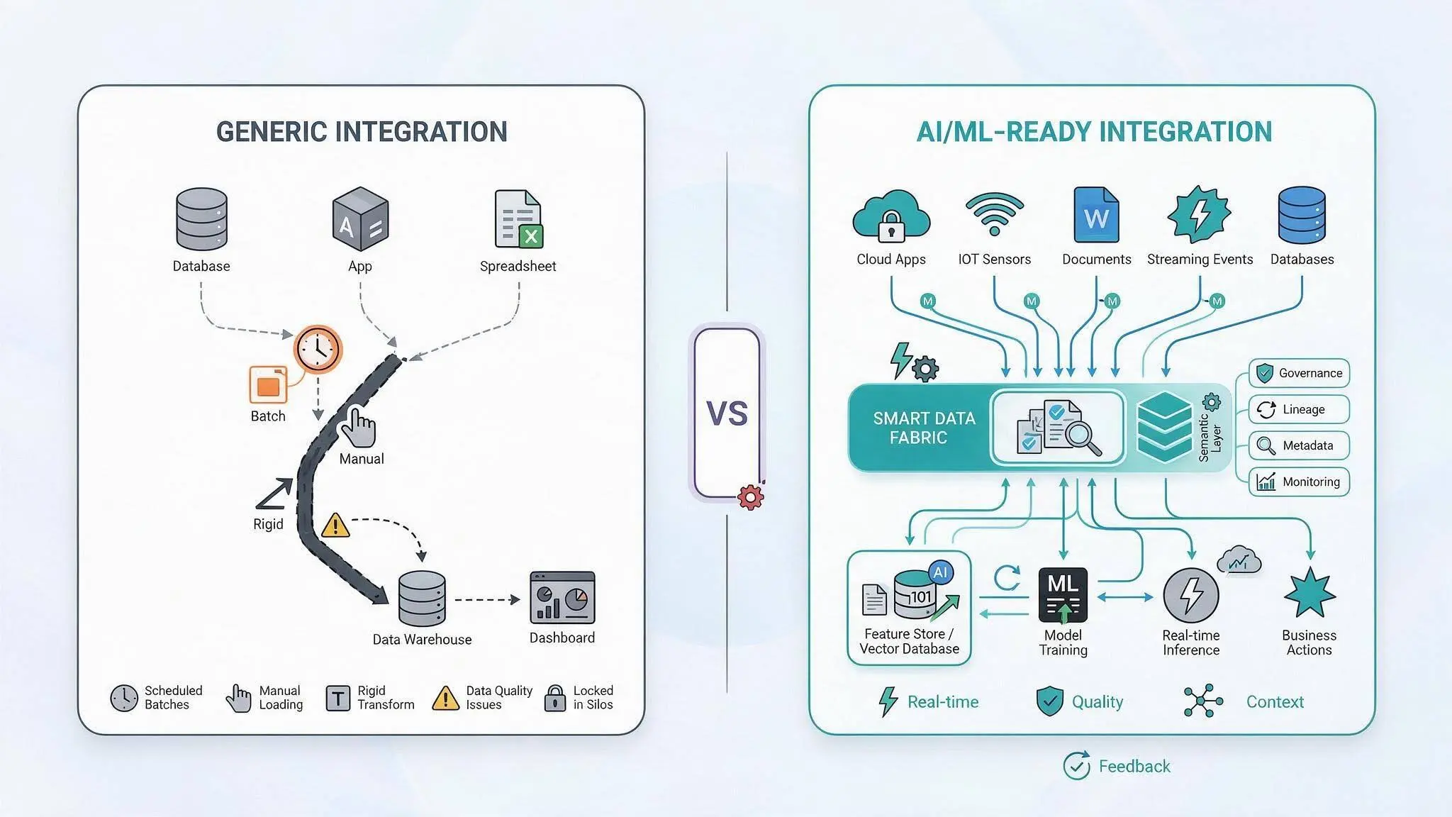 AI-Ready Data Integration — Dashboards Are Easy