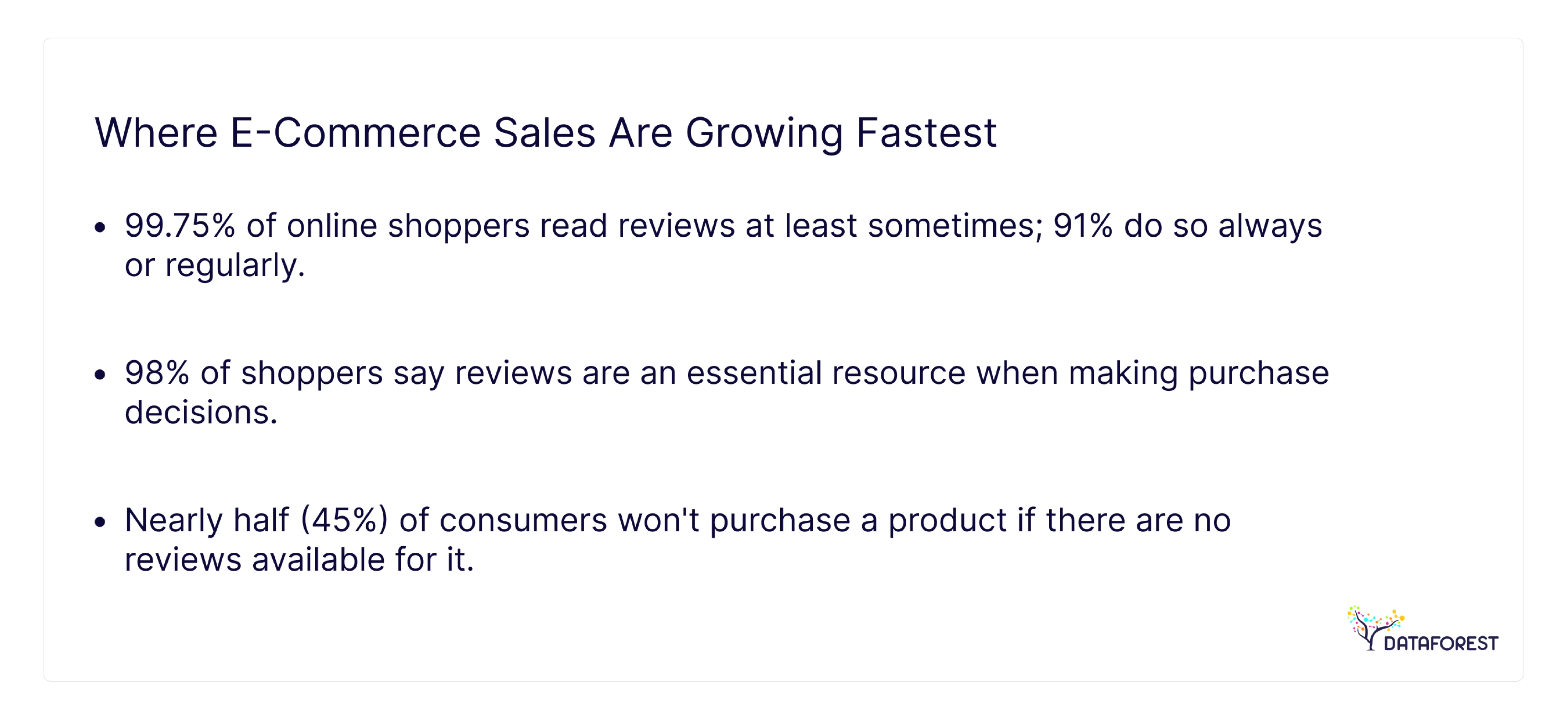 Reviews are Table Stakes