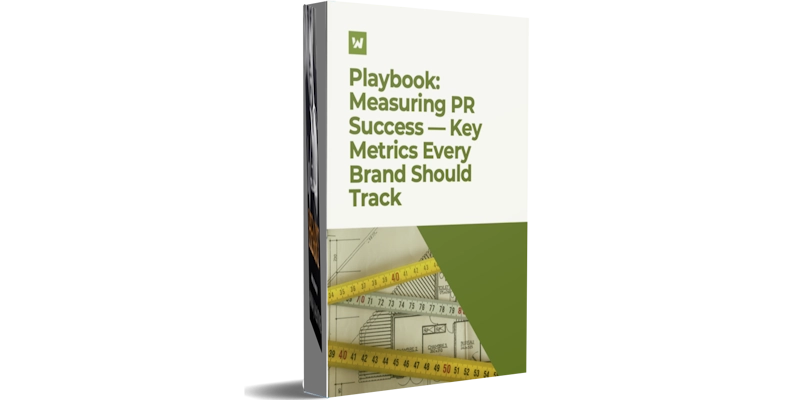 Playbook: Measuring PR Success book mockup