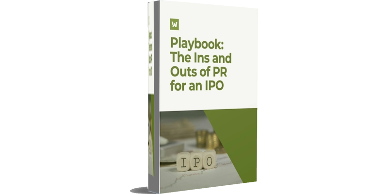 The Ins and Outs of PR for an IPO Playbook mockup image