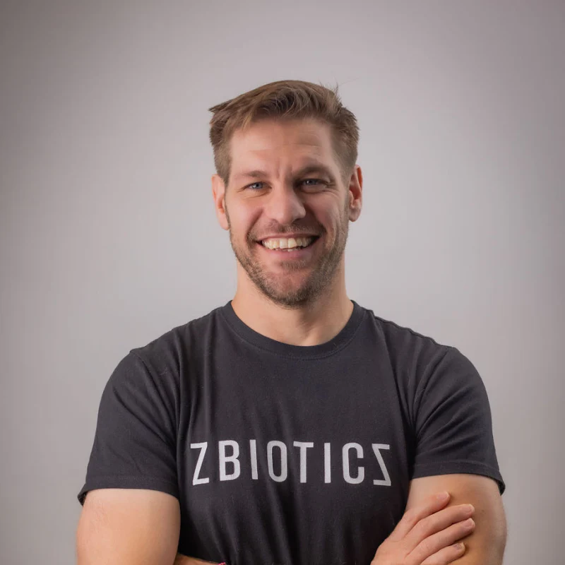 Zachary Abbott, CEO and Co-Founder of ZBiotics