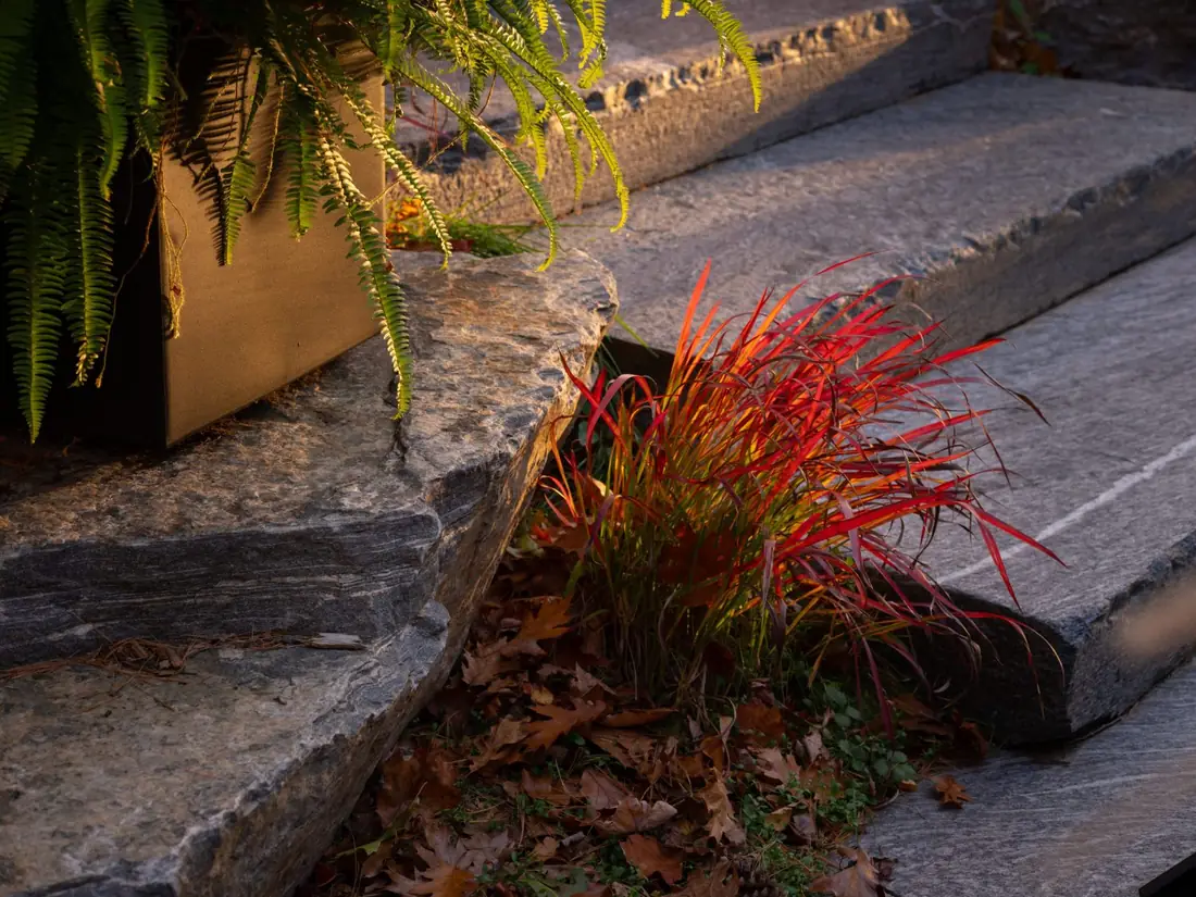 Granite step detail