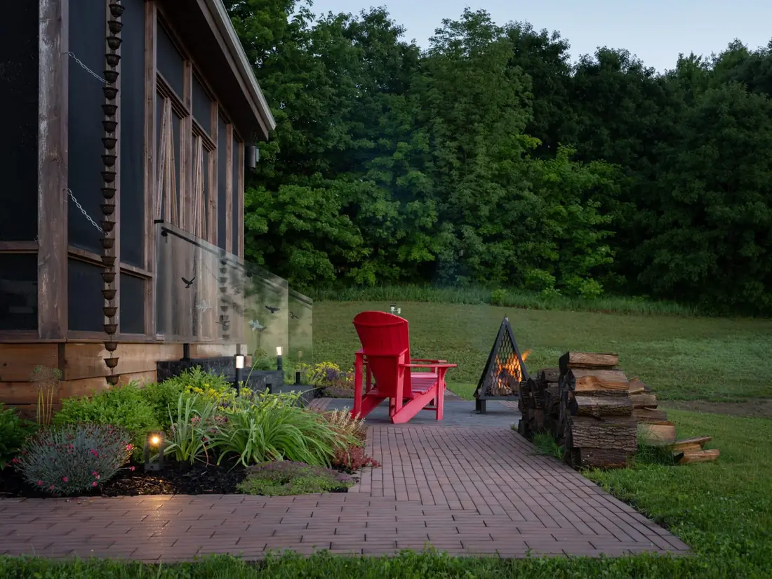 Patio and screened porch