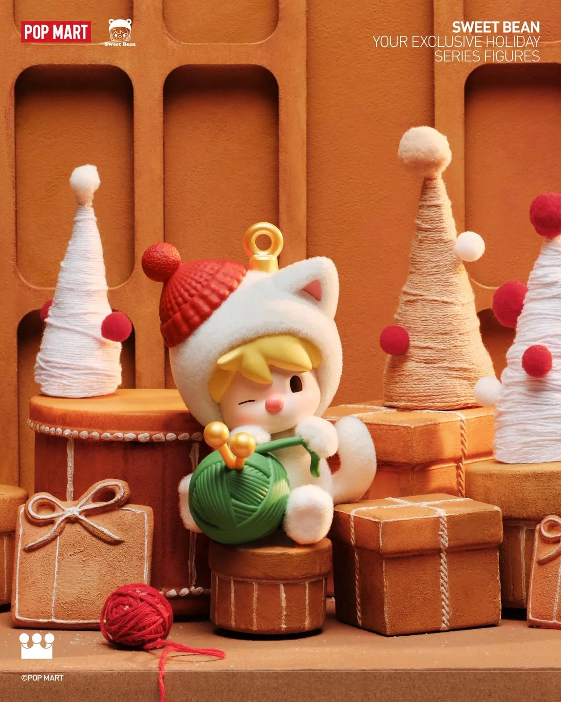 Kitten and Yarn Ball