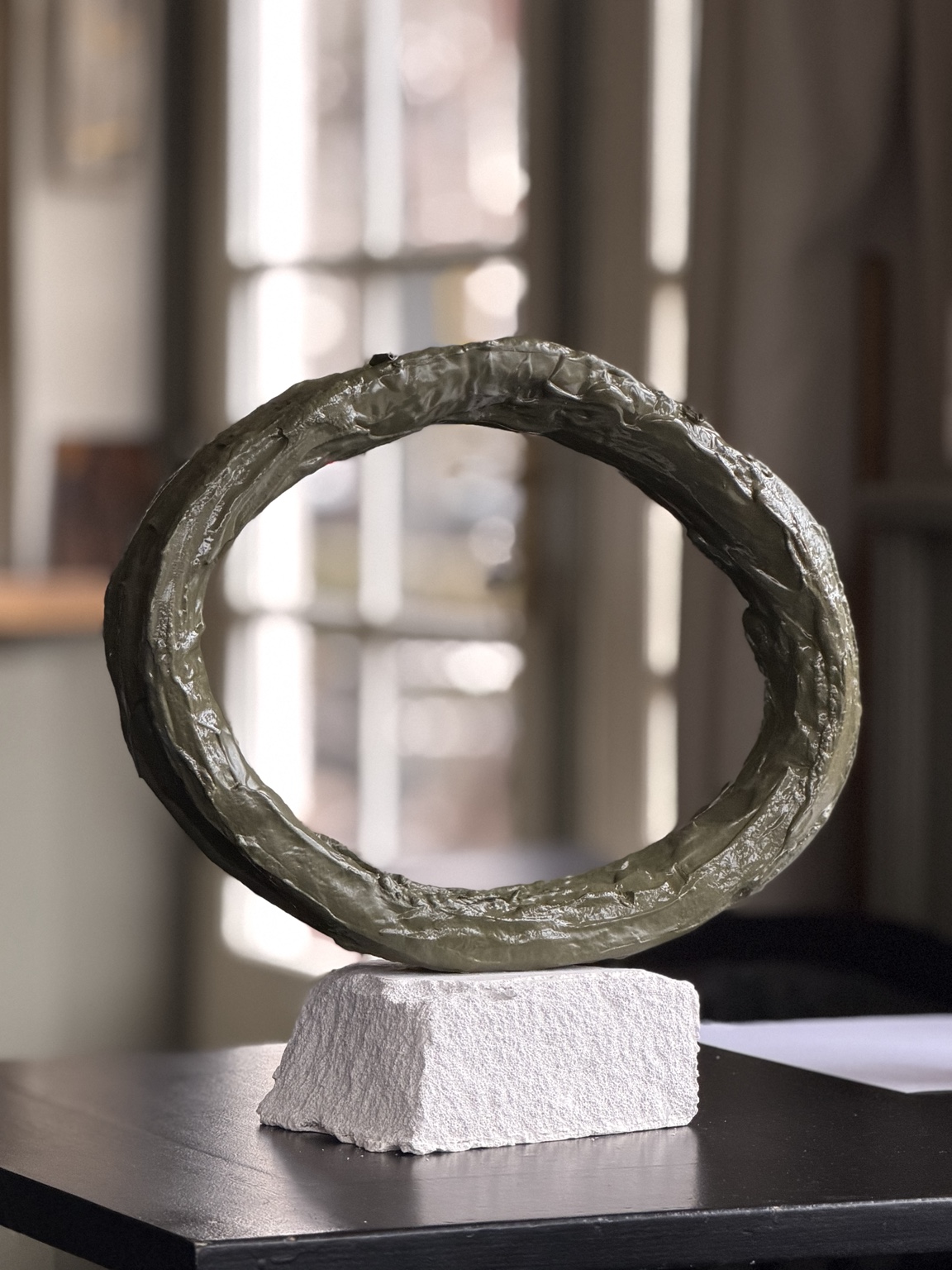 The actual sculpture Continuum displayed in Amsterdam