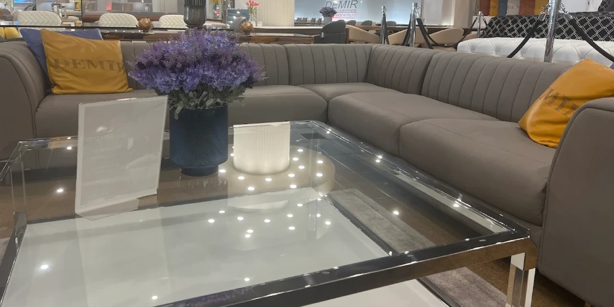 edges and backing of sofas