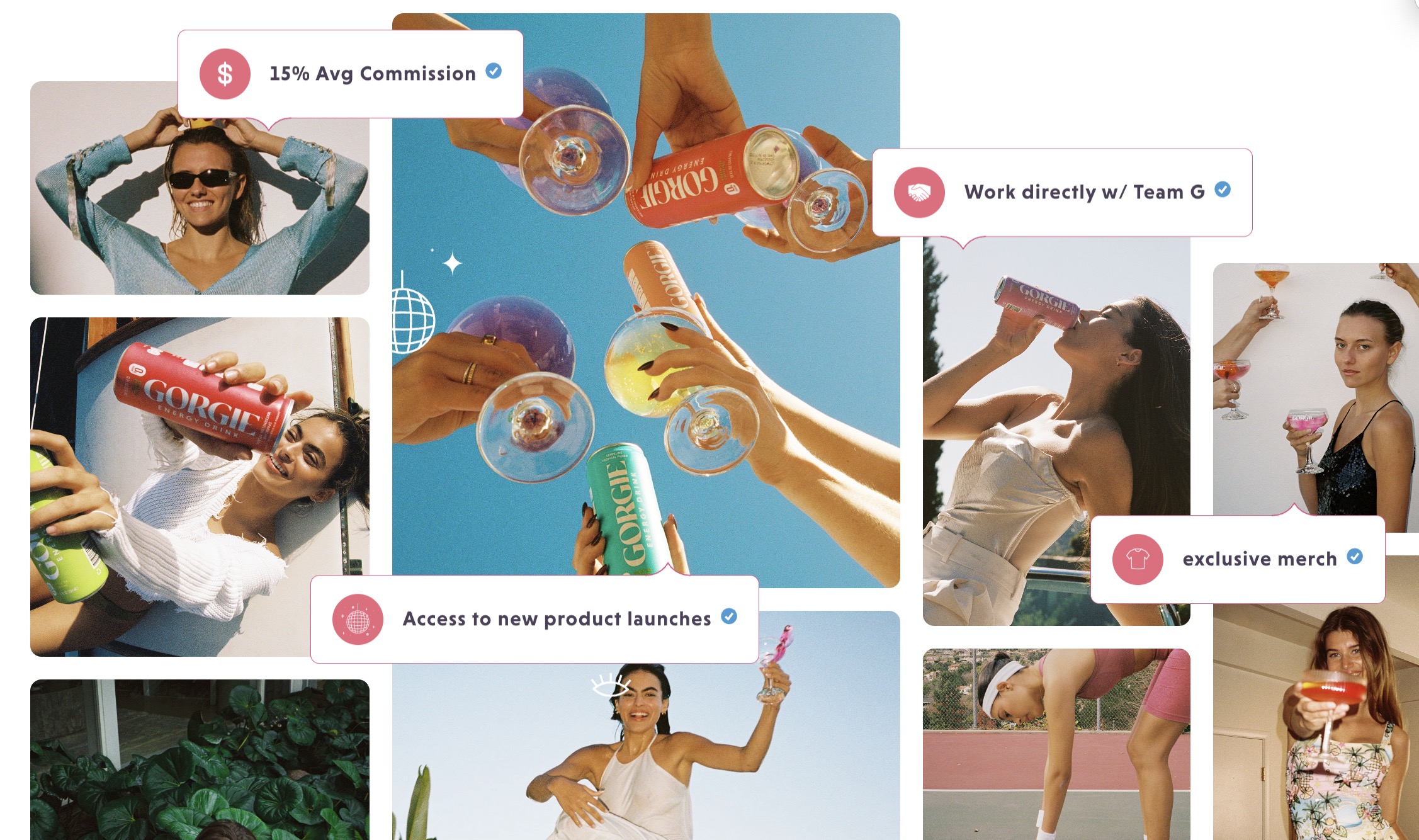 Gorgie's influencer program details