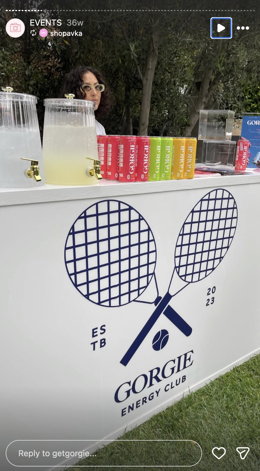 Gorgie's influencer program events