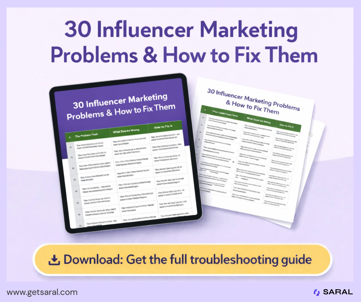 30 influencer marketing problems and how to fix them