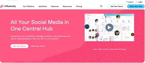 Influencity Tool for Data-Driven Influencer Selection