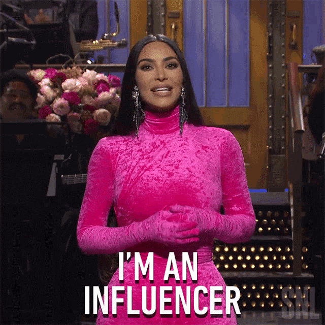 Celeb Influencer Kim Kardashian
