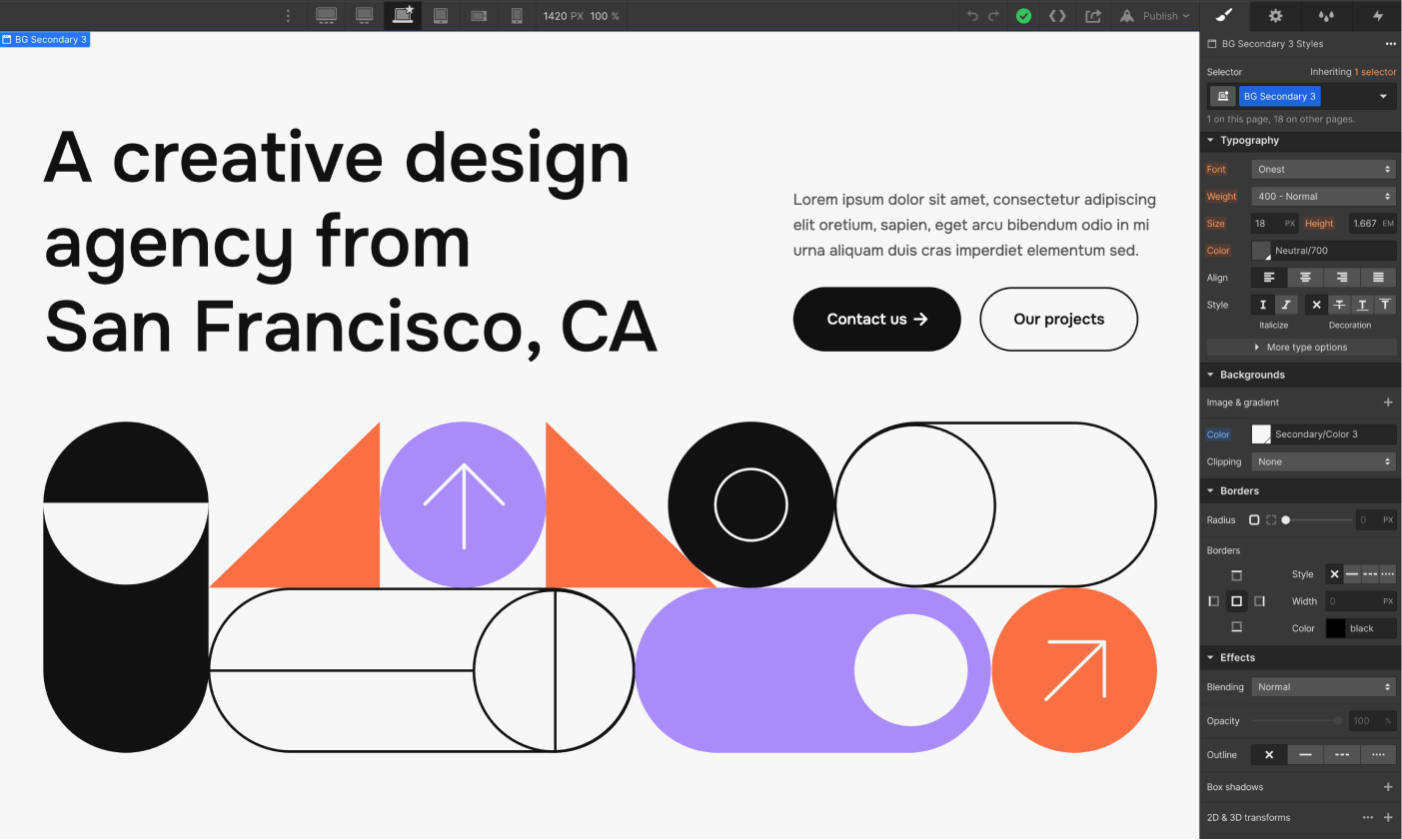 Typography - Creativeplus Webflow Template