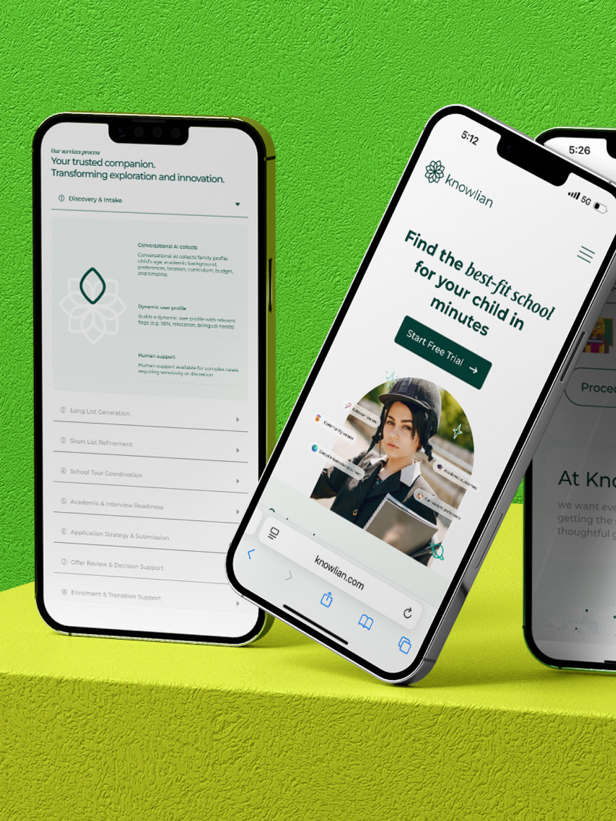 Minimalist ad creative for AI-powered digital brand campaigns.