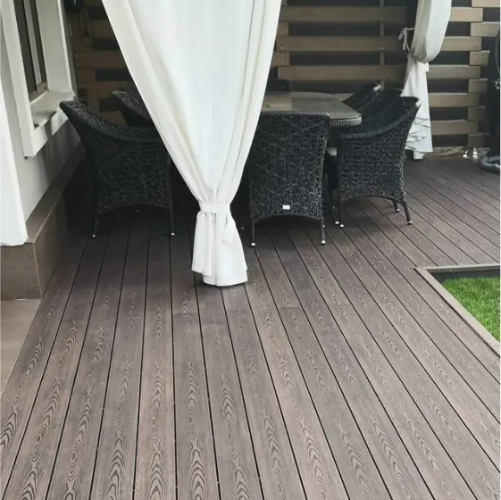 Тераса з використанням Zagu Wenge Exclusive