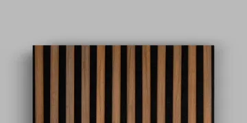 Вид зверху на світлу стінову панель WoodPro Soft mini