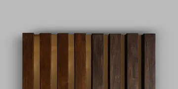 Вид зверху на стінову панель WoodPro Lux