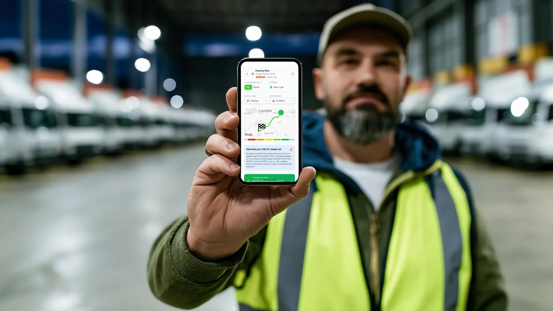 AirTrack app screens