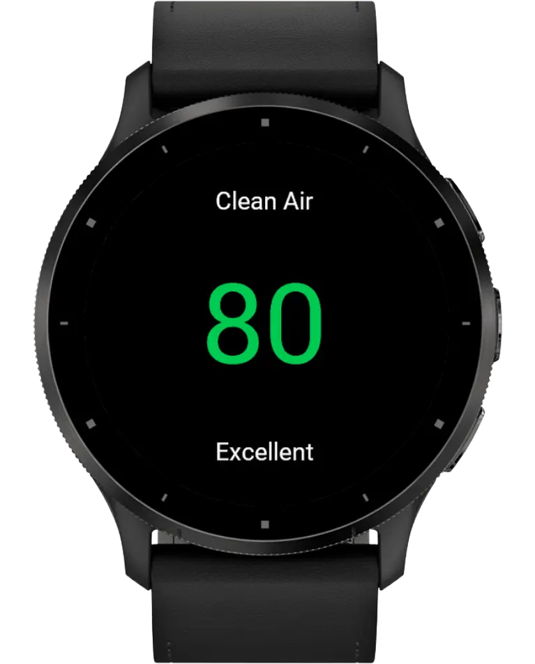 AirTrack air quality and pollen insights shown on a completed Strava activity