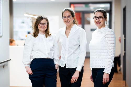 Drei Ärzte des Standorts Dachau eins.