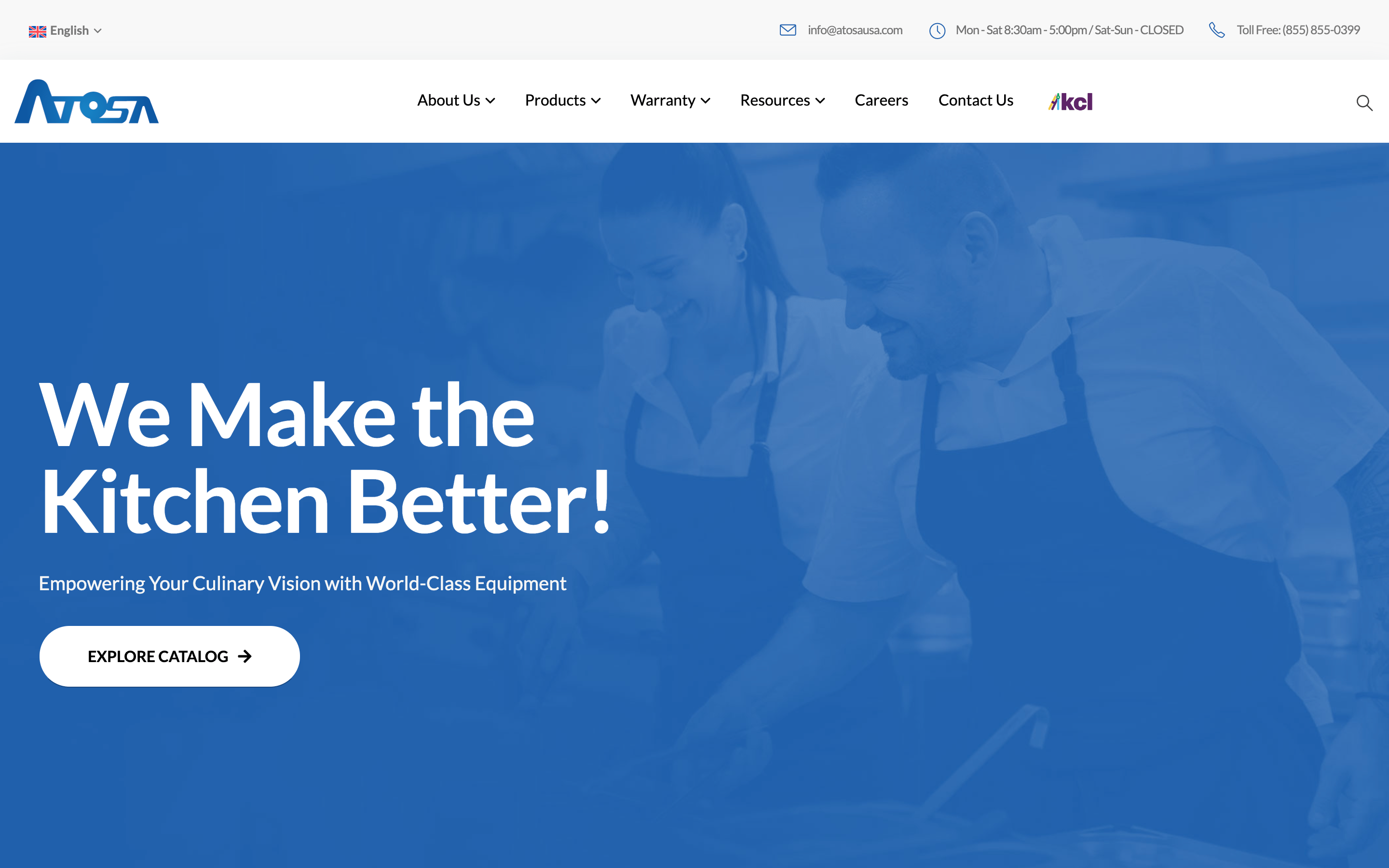 Screenshot of atosausa.com