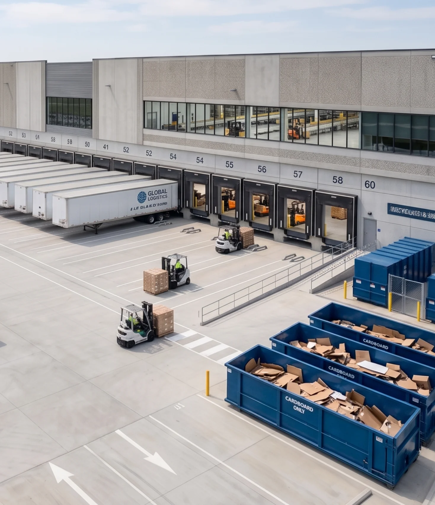 Gérer les déchets de carton volumineux dans les centres de distribution e-commerce