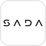 SADA company logo with stylized black text on white background.