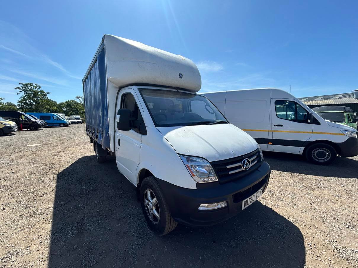 2020 Ldv V80 Transit Luton curtain sider moted ULEZ compliant No Vat 76k bargain