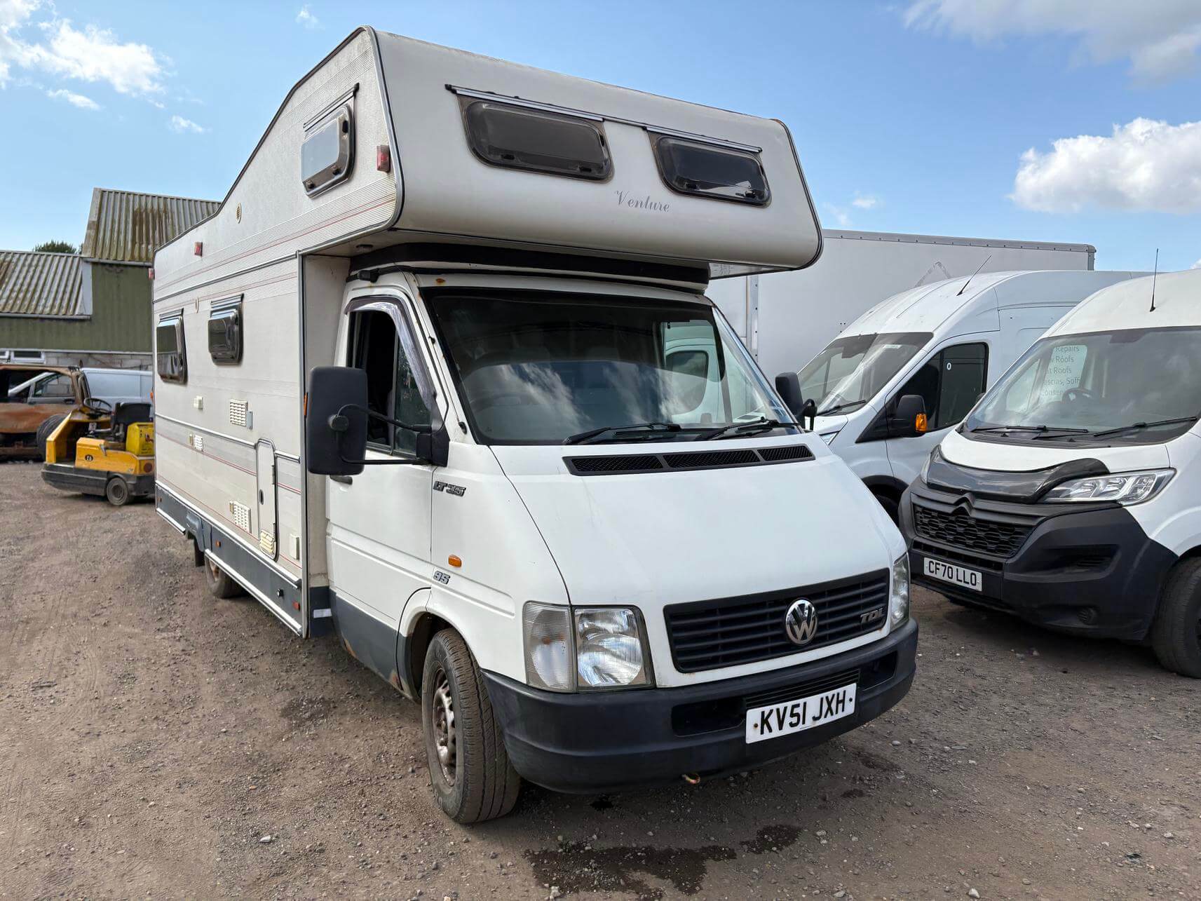 51 plate Volkswagen Lt 35 2.5 Tdi Venture camper Motorhome needs brakes No Vat