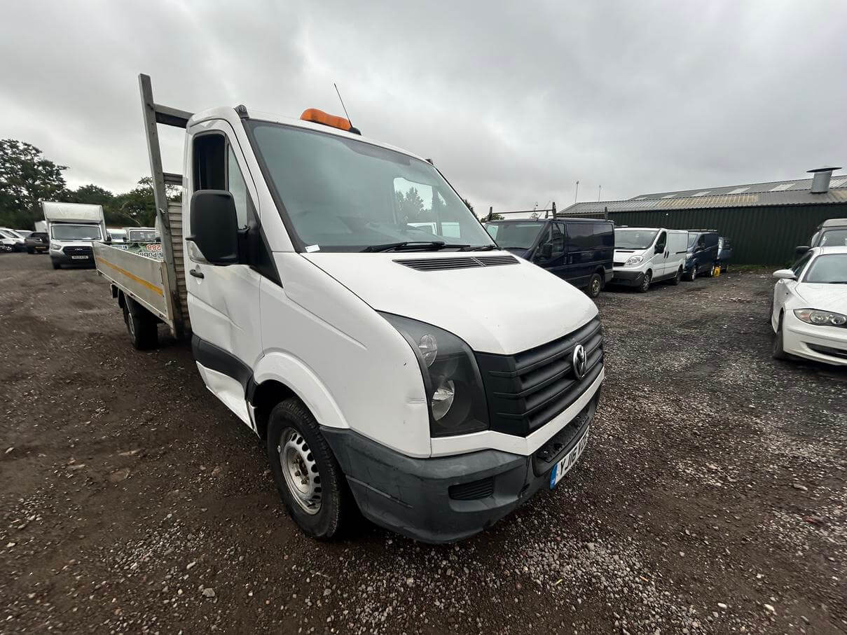 2016 Volkswagen Crafter Cr35 2.0 Tdi flatbed drop side not tipper new mot No Vat