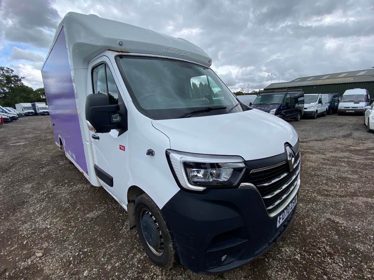 70 plate Renault Master Movano Low loader Luton box van Euro6 moted Vat Included